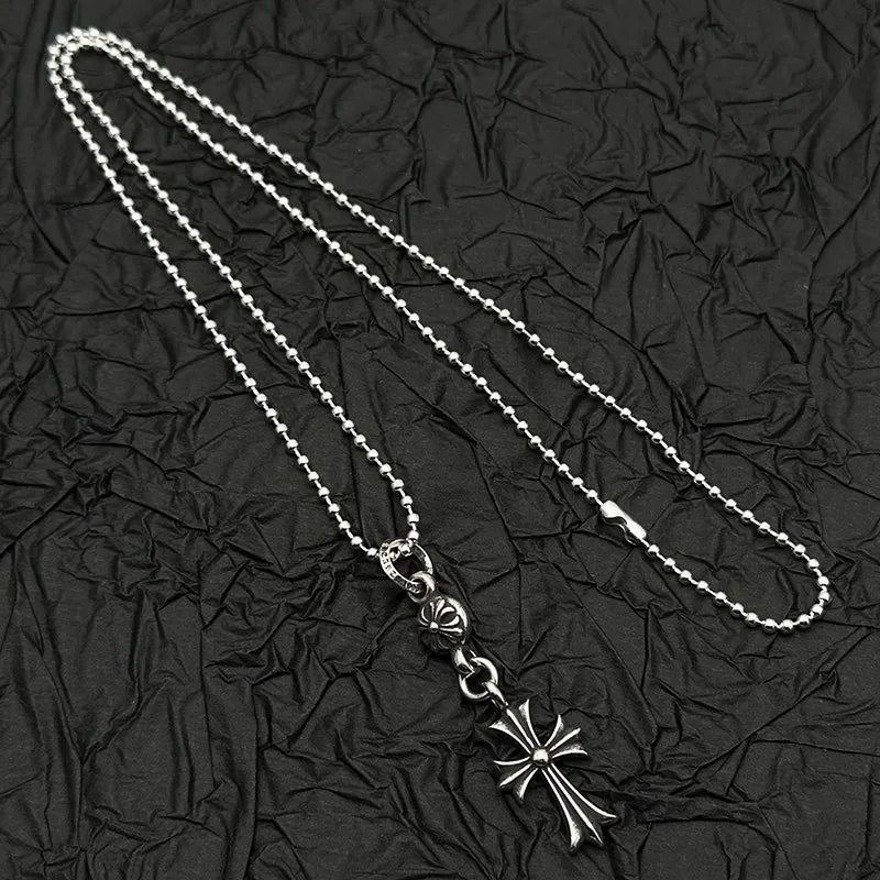 New Necklace for Men and Women, Vintage Style, Same High-end Fashion Accessory 925 Silver
