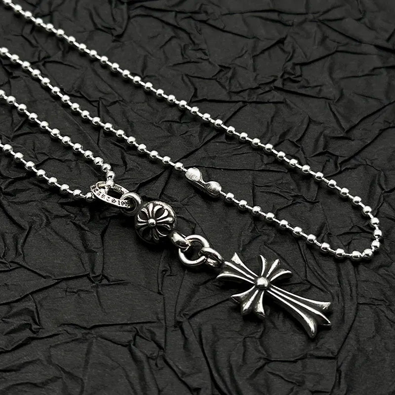 New Necklace for Men and Women, Vintage Style, Same High-end Fashion Accessory 925 Silver