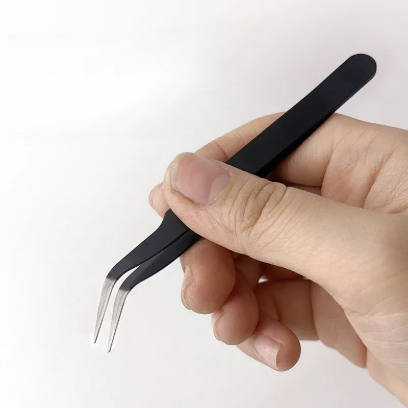Pliers Stainless Steel Precision Electronic Components Jewelry Sequins Pliers Eyelashes Nails Bird's Nest Hair Pliers