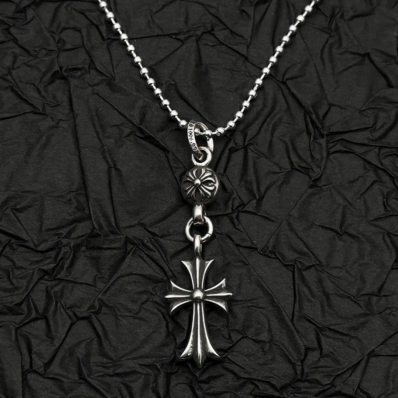 New Necklace for Men and Women, Vintage Style, Same High-end Fashion Accessory 925 Silver